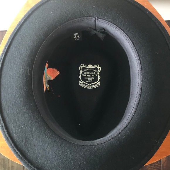 VAN PALMA DAKOTA HAT - BLACK SIZE 58/ML/7 1/4 main image 8
